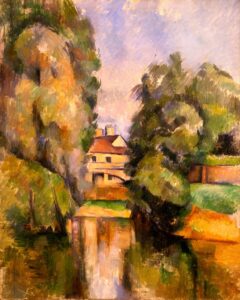 peinture village provençal Cézanne